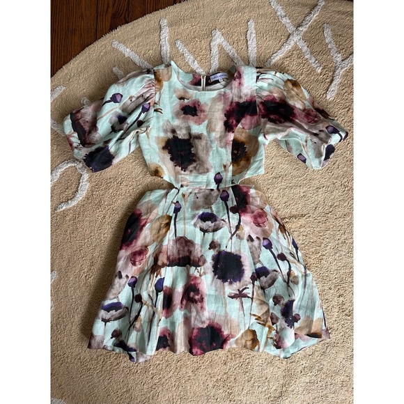 Karina Grimaldi Fleur Print Dress Medium NWT - Picture 9 of 11